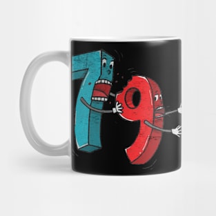 Numbers79 cartoon funny Mug